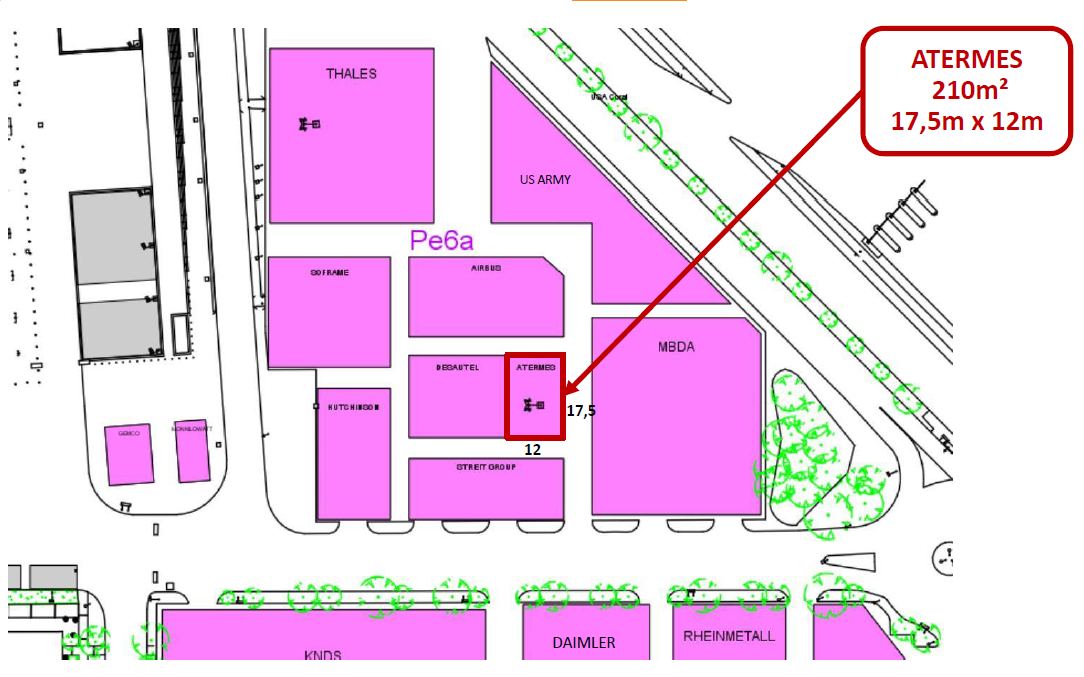 Emplacement ATERMES EUROSATORY 2020